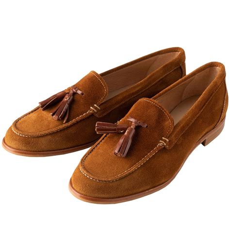 tan suede loafer women.